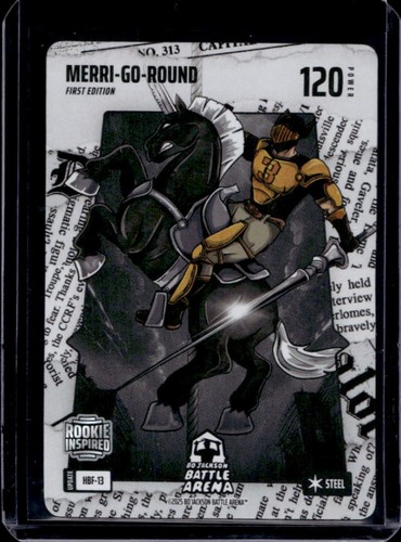 2025 Bo Jackson Battle Arena 1st Edition Merri-Go-Round Battlefoil Steel #HBF-13