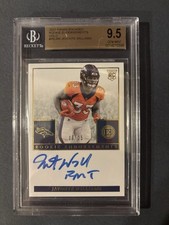 2021 Encased Rookie Endorsements Javonte Williams Auto 6/25 BGS 9.5/10
