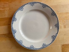 Assiette bleue porcelaine de Gien