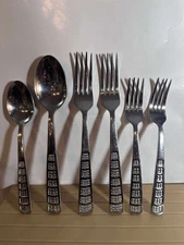 SBS 6-Piece Silver Cutlery Set – Stainless Steel Flatware – Elegant Silverware S