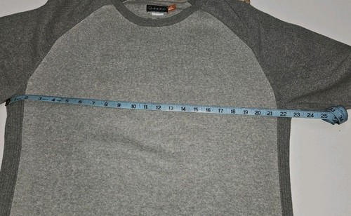 Quicksilver Knit Sweater Men's Medium Gray Pullover Long Sleeve Surfer 2010 - Picture 3 of 8