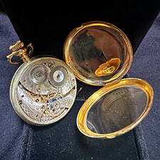 Antique 14K Solid Gold Anna L. Silveira San Francisco Pocket Watch 2.17oz c.1918