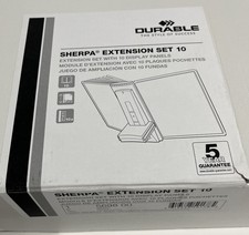 DURABLE SHERPA Extension Set 10 Display Panels New Office Presentation