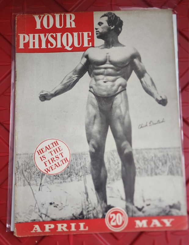 Vintage 1945 Your Physique Bodybuilding Magazine Feat. Chick Deutch Cover