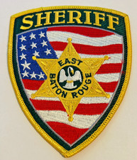 East Baton Rouge Louisiana Sheriff American Flag Patch Unused