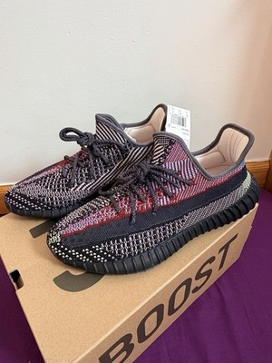 Adidas Yeezy Boost 350 V2 Yecheil Non-Reflective FW5190 Black Red Primeknit