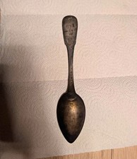 Antiker L&ouml;ffel, 19 Jh. punziert, graviertes Monogramm, ca. 70,48 g
