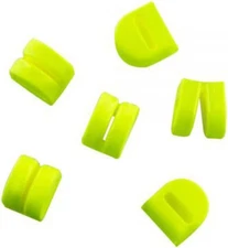 Scotty #1190 Power Grip Plus Release Clip Replacement Pads (3-Pair 0, Yellow 