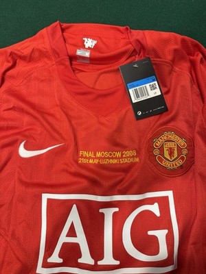Nike Manchester United Ronaldo 07-09 LS Home Jersey - (Size M) EPL