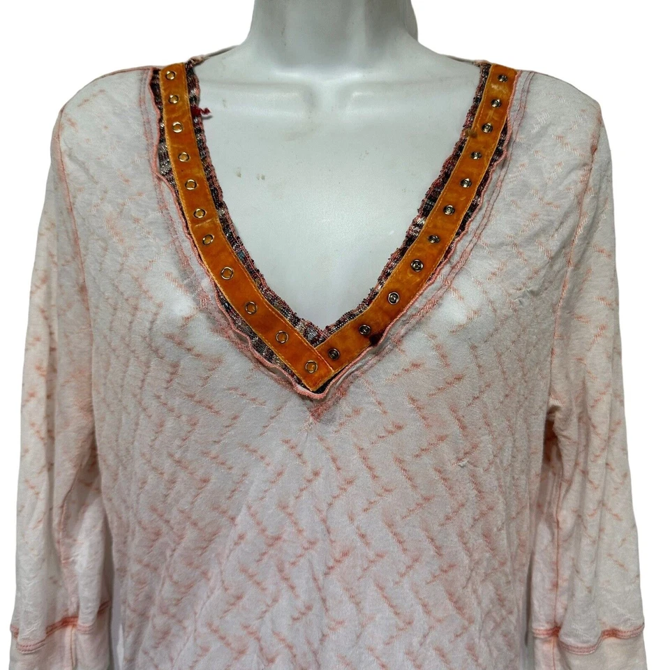 vintage SCRAPBOOK y2K sheer long sleeve blouse top Size L - Image 4 of 4