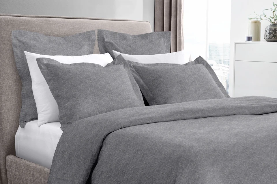 Dormisette Luxury 6-Ounce German Flannel Duvet Cover Set, 3 Piece - Image 3 of 4