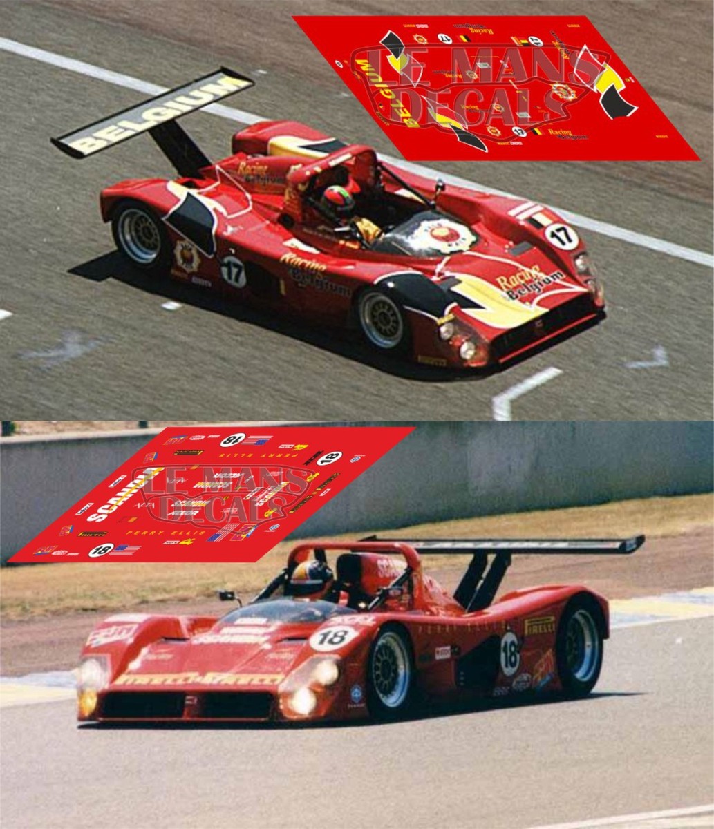 Decals Ferrari 330 P4 Le Mans 1967 19 20 21 24 1:32 1:24 1:43 1:18 slot decals