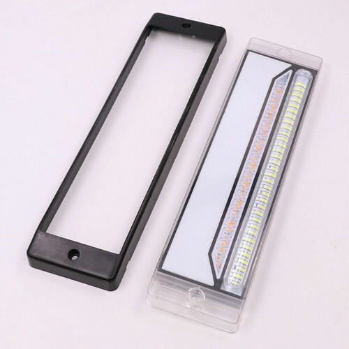 12" Rectangle LED Submersible Red Trailer Truck Boat Stop Turn Tail Lights Kits - Picture 7 of 11