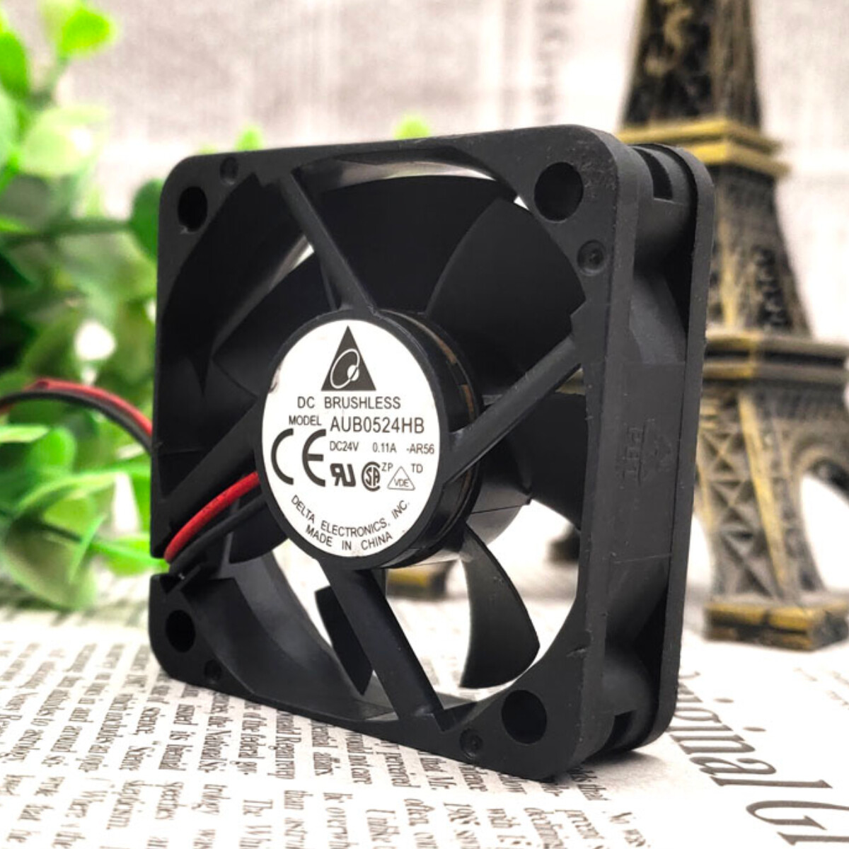 DELTA AUB0524HB 5015 24V 0.11A 5CM 2-wire Server Chassis Cooling Fan Mute