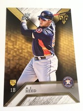 2016 Topps Triple Threads Jumbo 5x7 A.J. Reed Astros RC 45 #’d 03/49