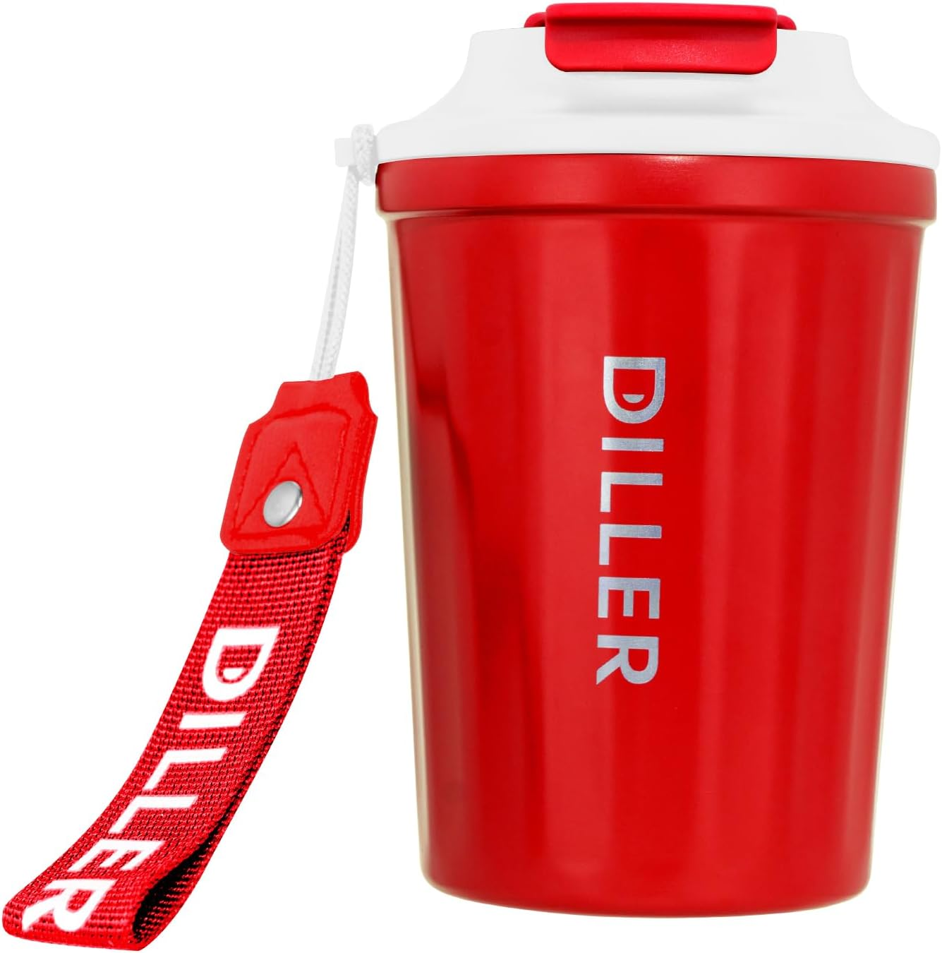 Insulated Water Bottle, 12 Oz Vacuum Insulated Coffee Mug with Lid, Stainless St