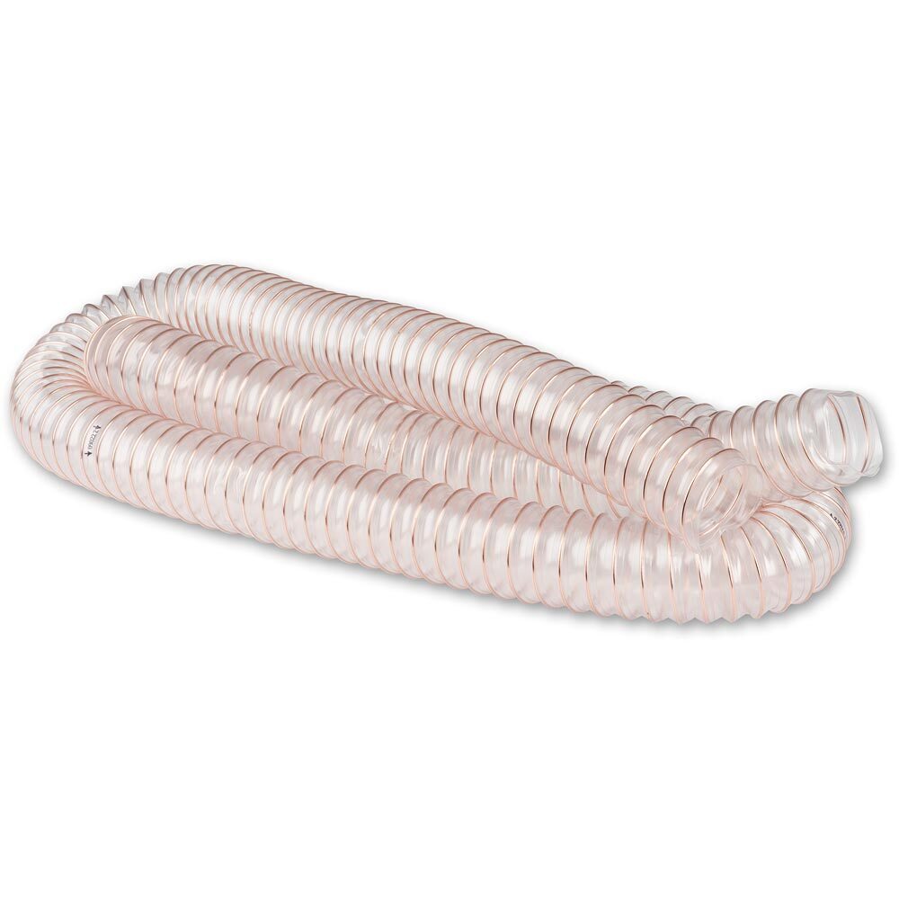 Axminster Clear Lightweight PVC Extraction Hose - 75mm x 2.5m