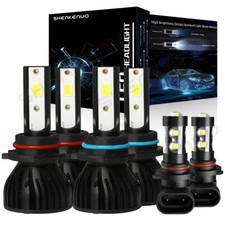 For Chevy Silverado 1500 2500hd 2003-2006 Led Headlights Hi-low Fog Lights Bulbs