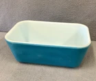 Vintage Pyrex Refrigerator Dish 502 Horizon Blue 1 1/2 Pint