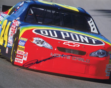 AUTOGRAPHED Jeff Gordon 24 DuPont Racing RAINBOW WARRIOR Chevrolet Monte Carlo
