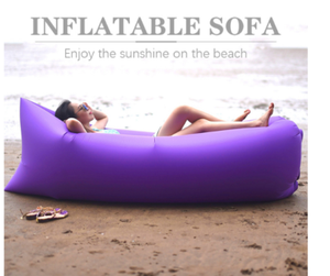 air filled beach bed
