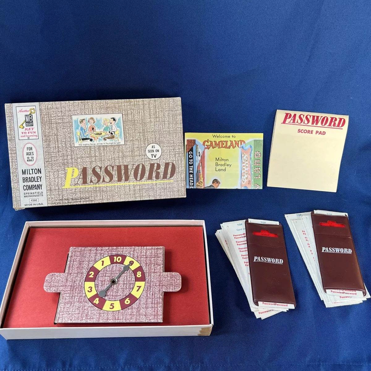 Vintage 1962 Password Game