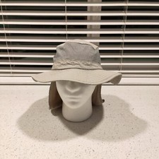 Camptrace Kids Bucket Hat Cap Youth Beige Sun Hat neck cover Fishing Outdoor Wid