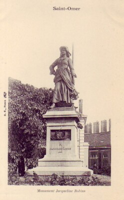 CPA 62 SAINT-OMER Monument Souvenir de JACQUELINE ROBINS 1655-1732