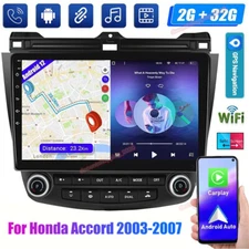 Android 12.0 Car Stereo Radio Carplay GPS WiFi For 2003-2007 Honda Accord 2+32G