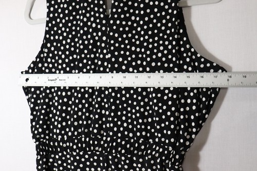 Sandra Darren Damen Polka Dot Overall - Größe 6 - schwarz - Bild 4 von 9