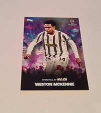 2021 Topps Football Festival By Steve Aoki UEFA CL Mainstage Weston McKennie 