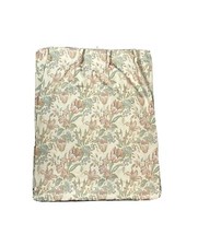 1 Vintage Embroidered Pinch Pleat Drape Curtain Panel Luxury Floral Print 69