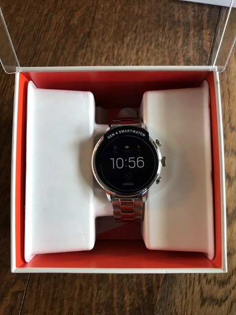 Fossil FTW6017 Gen 4 Digital Smartwatch Q Venture HR - Silver for sale online | eBay