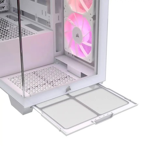 CORSAIR - 3500X ARGB ATX Mid-Tower PC Case - White - Afbeelding 7 van 8