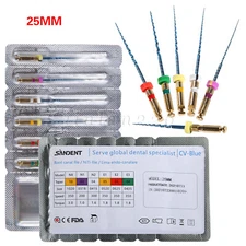 6Pcs SANDENT Dental Endo Files Root Canal Endodontic NITI Rotary File 21/25/31MM