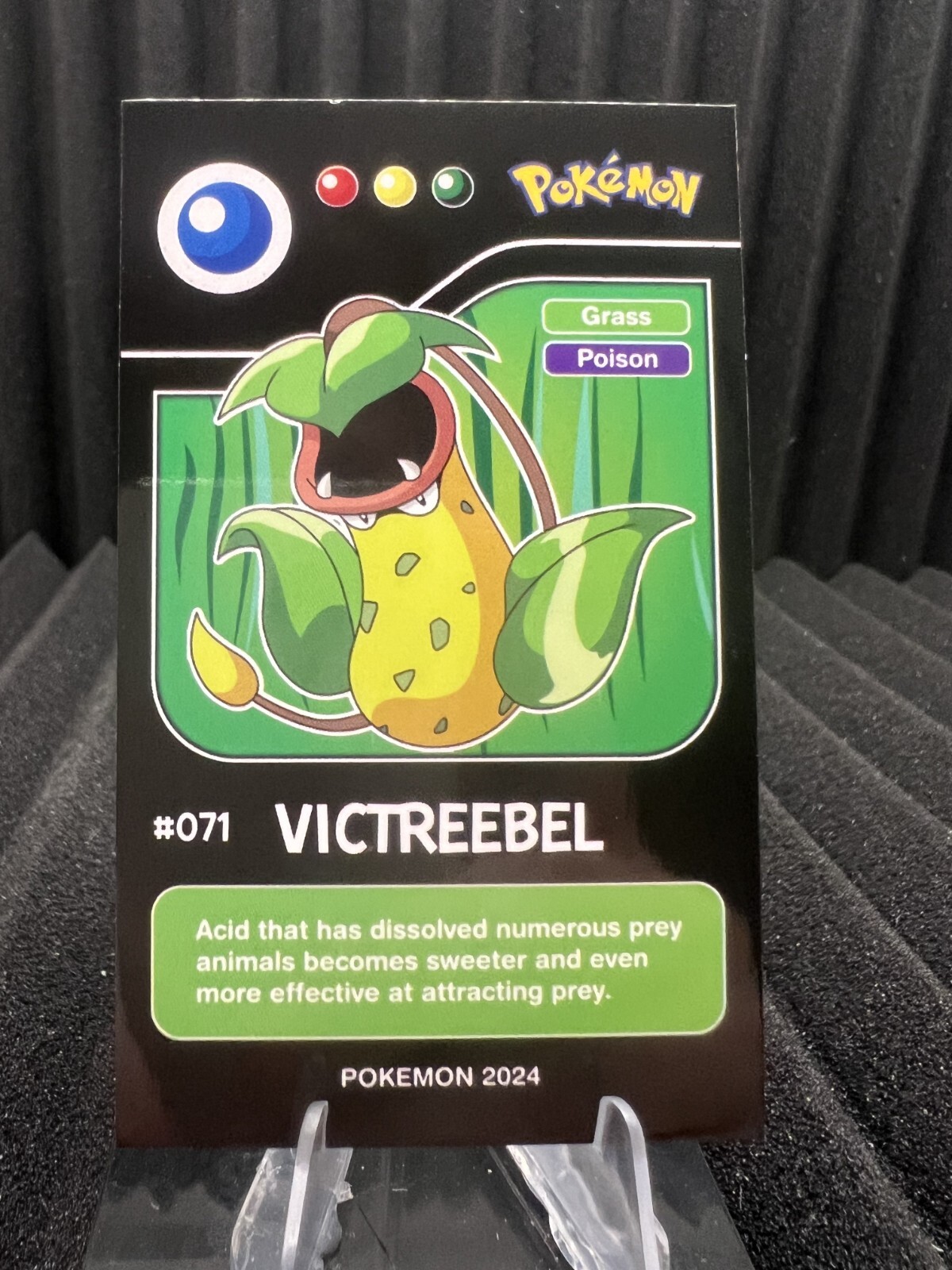 Victreebel #71 - Pokedex Black Kanto 2024 - Pokemon Card NM
