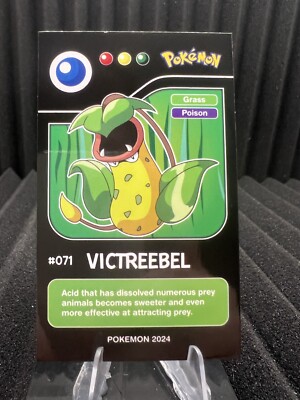 Victreebel #71 - Pokedex Black Kanto 2024 - Pokemon Card NM | eBay