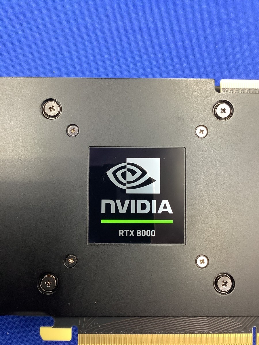 NVIDIA Quadro RTX 8000 Passive Cooled 48GB GDDR6 Graphics Card | eBay