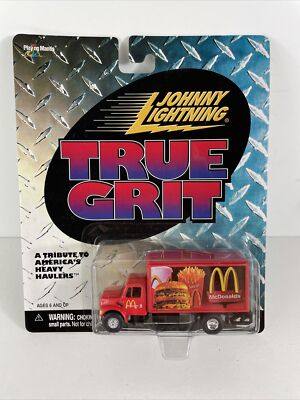 Johnny Lightning True Grit McDonald's  Box Truck Local Trucking Heavy Haulers