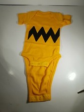Charlie Brown Yellow Zigzag One Piece Newborn
