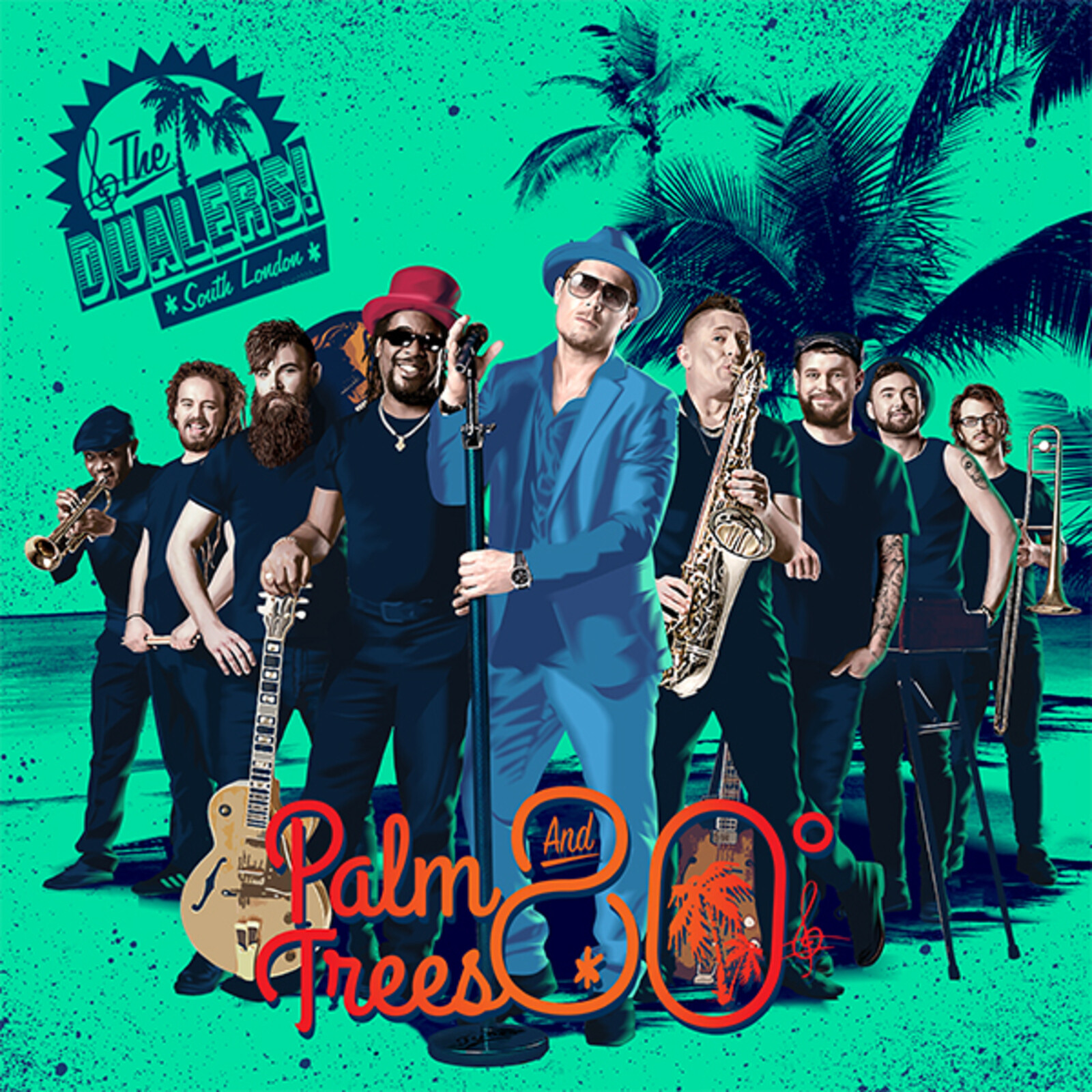 Dualers Palm Trees and 80 Degrees CD NEW