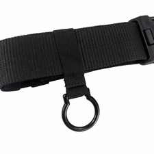 Duty Belt Flashlight Ring Holder Slide-On for Maglite C Cell Web Flashlight