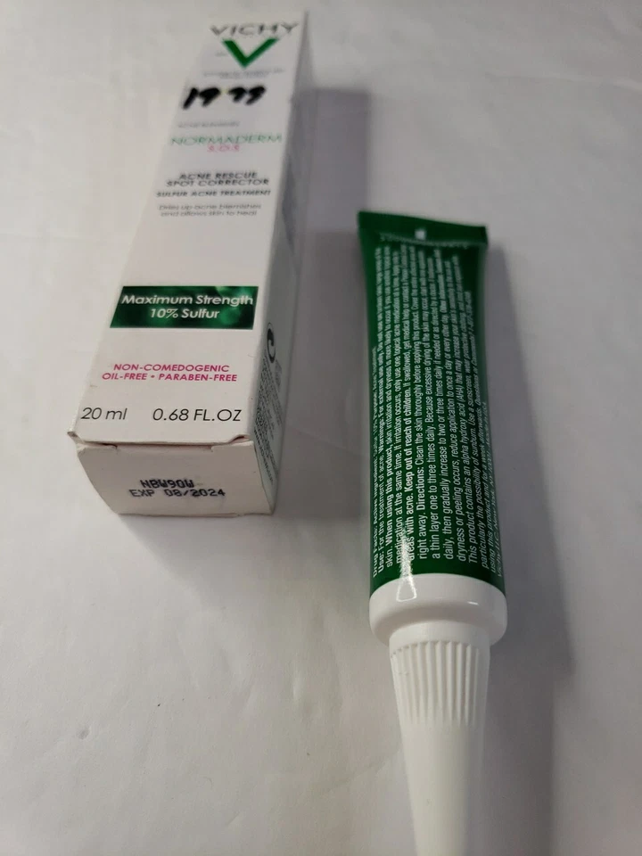 Corrector de manchas de rescate de acné Vichy Normaderm S.O.S 0,68 fl oz 20 ml caducidad 24/08 nuevo Foto 2 de 4