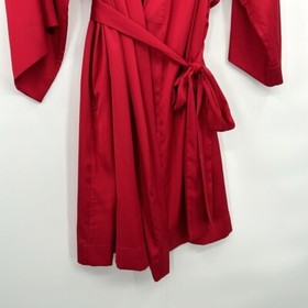 Soma NWT Womens Satin Kimono Robe Size Small Stiletto Red Sexy Sleepwear Luxury