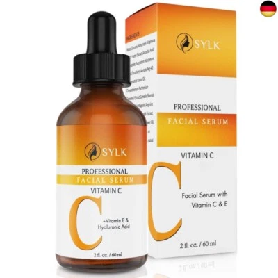 MARKE SYLK Vitamin C Serum Gesicht mit Hyaluron für Microneedling Hochdosiert +