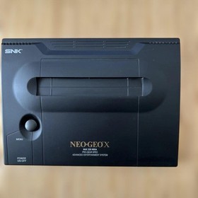 SNK NEO GEO X Gold Limited Edition AES Console Complete Set Black Good Condition