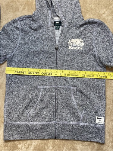 Roots Hoodie Kids Size XXL Marled Gray (13-14 years) - Picture 5 of 9