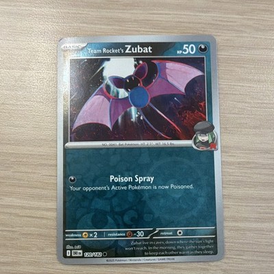 The Pokémon Company Team Rocket's Zubat 120/182 Sv10 Regular Common HP 50