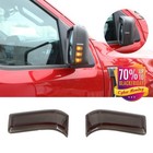 Rearview Mirror Turn Signal Light Trim For Ford F150 2021+ Blackened Accessories