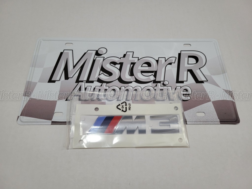 BMW F80 M3 • Rear Trunk Emblem • Genuine OE • S55 • 3 Series